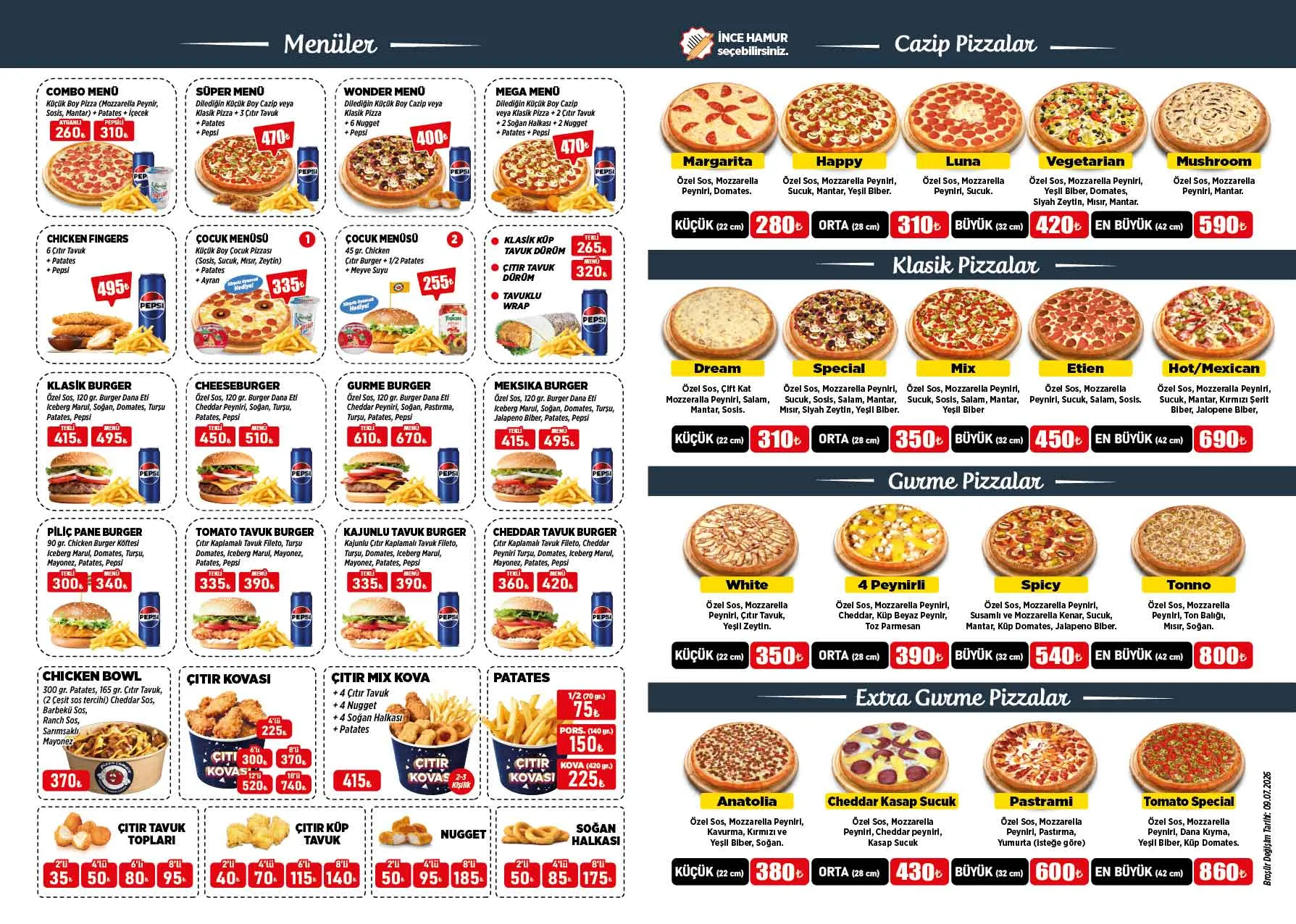 Pizza Tomato | Pizza, Burger ve Fast Food